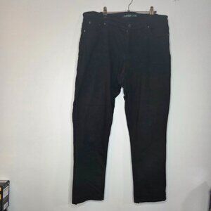 Lauren Ralph Lauren Women's Black Jeans, Boot Cut, Size 18W